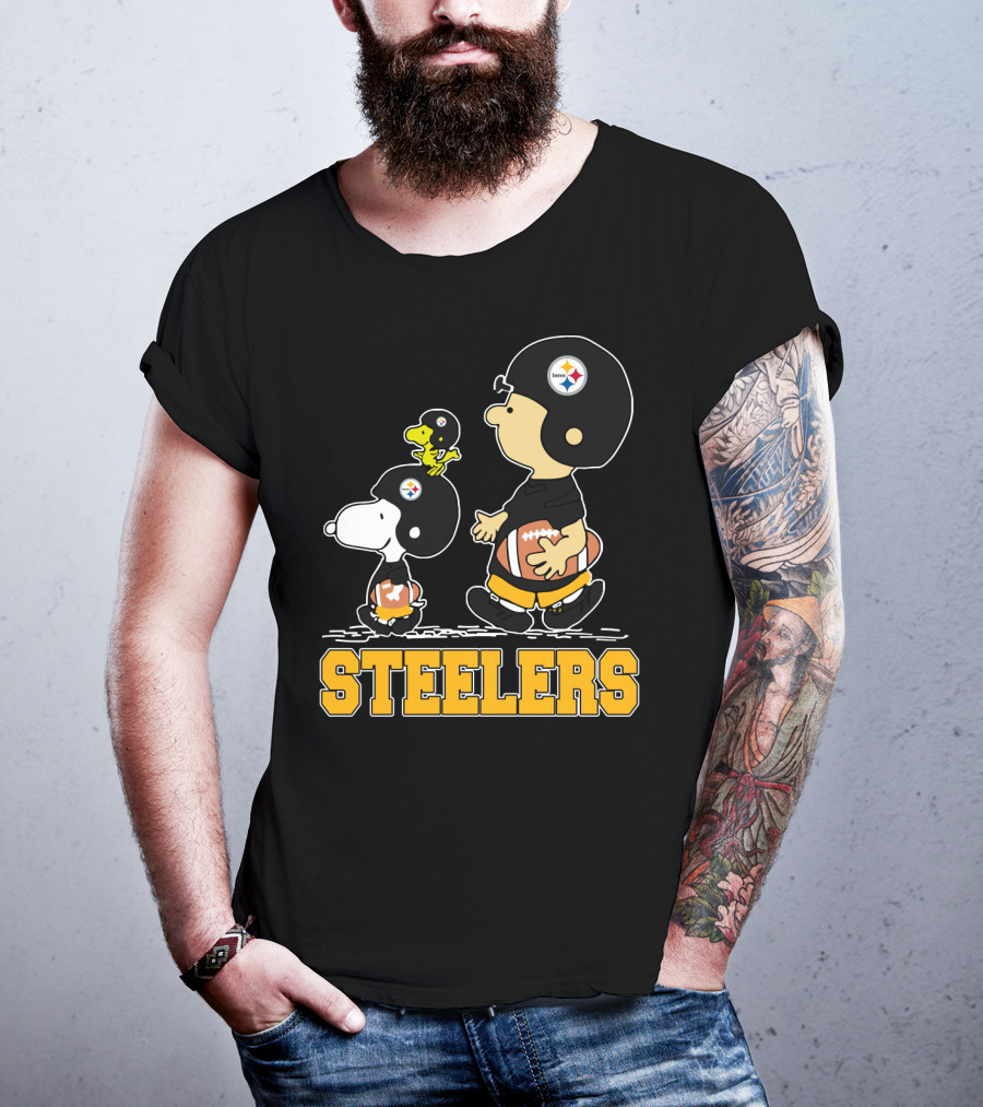 Snoopy Steelers Football Pittsburgh Fans T-Shirt