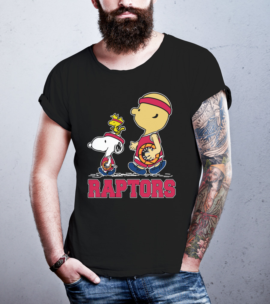 Snoopy Toronto Raptors Woodstock Raptor Fans T-Shirt