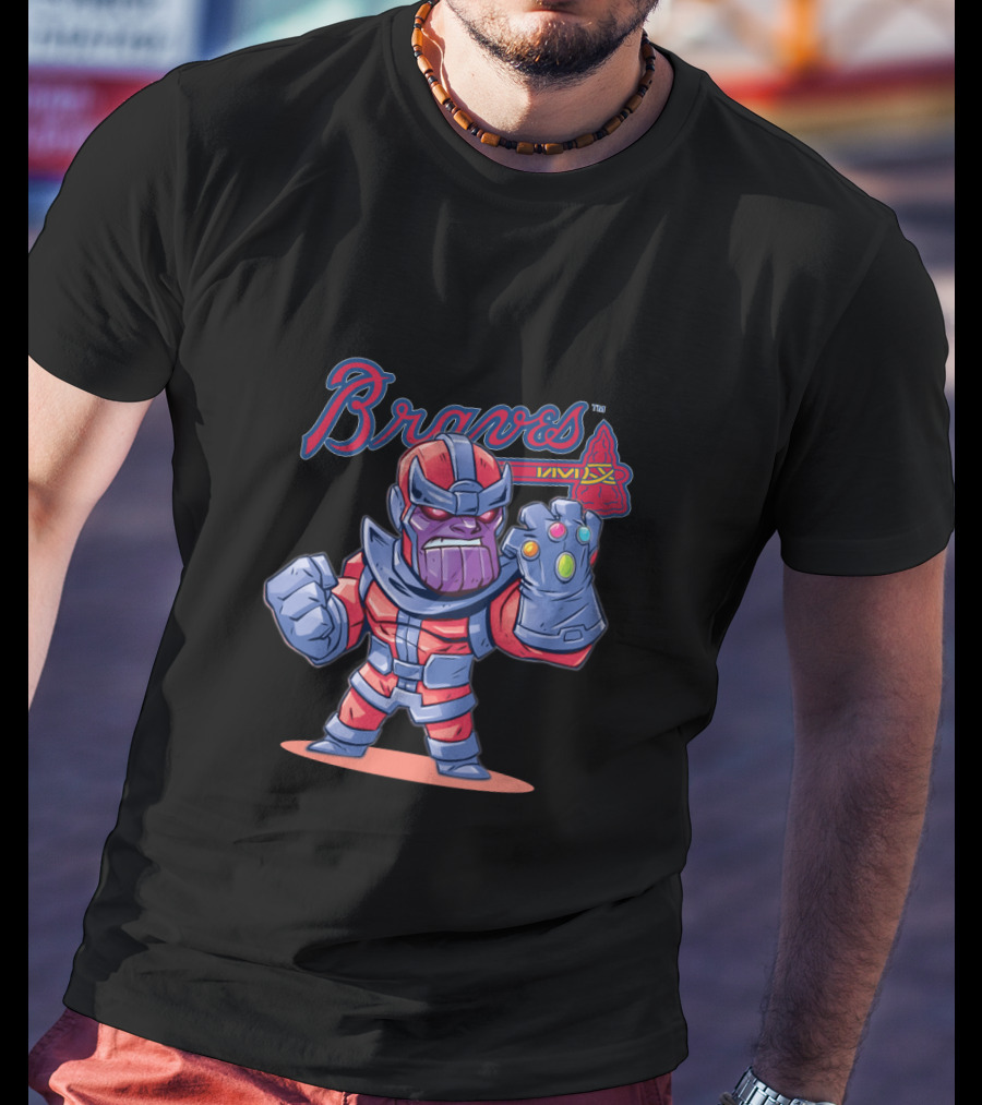 Braves Thanos Mashup Marvel Atlanta T-Shirt