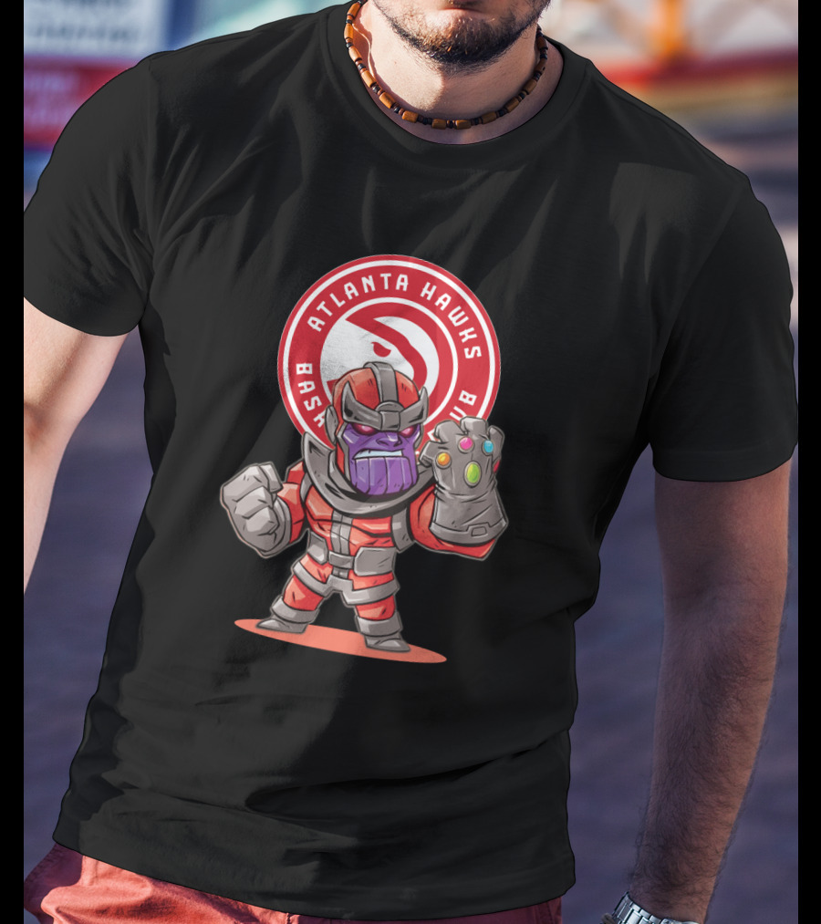 Atlanta Hawks Basketball Thanos T-Shirt