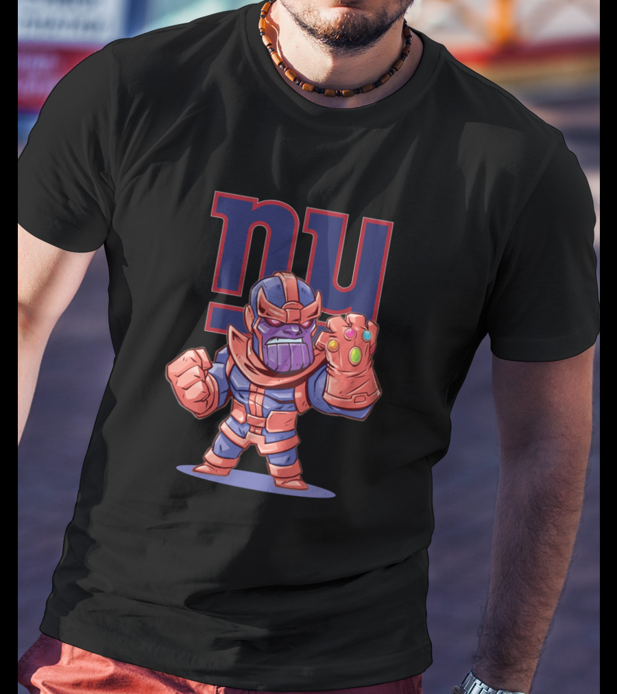 Ny Giants Thanos Crossover Fans T-Shirt