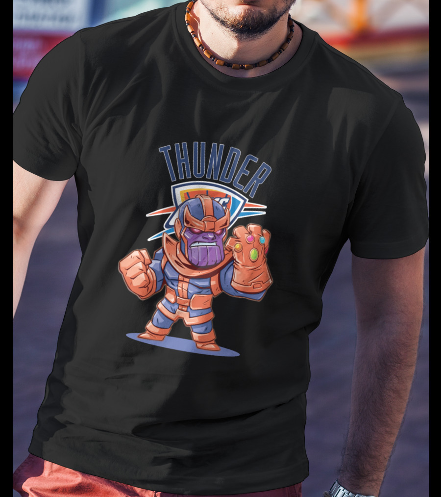Thanos Thunder Oklahoma City Fans T-Shirt
