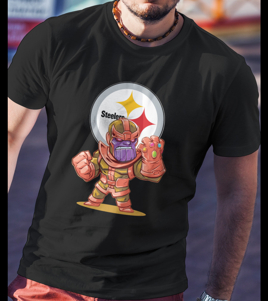 Thanos Infinity Gauntlet Steelers Fans Embrace T-Shirt