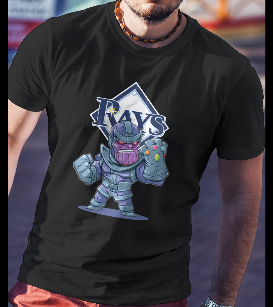 Rays Thanos Tampa Bay Fans Infinity Gauntlet T-Shirt