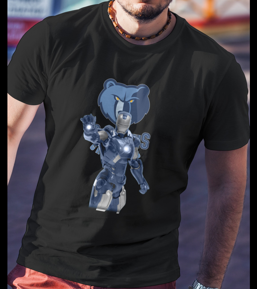 Iron Man Memphis Grizzlies Fan Gear T-Shirt