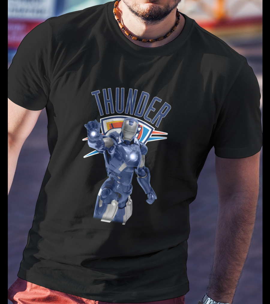 Iron Man Thunder Oklahoma City Fans T-Shirt