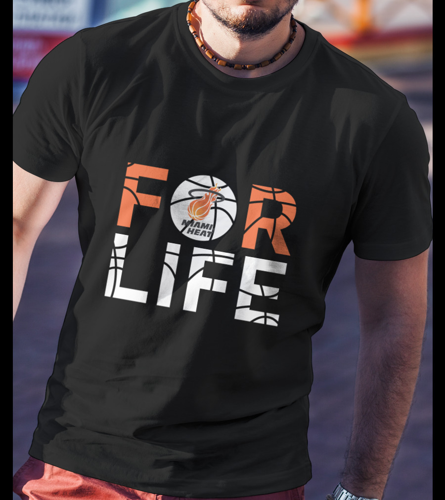 Miami Heat For Life Basketball Fans T-Shirt