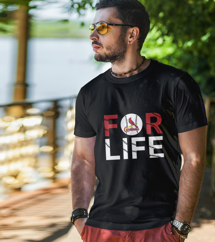 St. Louis Cardinals Baseball Passion For Life With Iconic T-Shirt