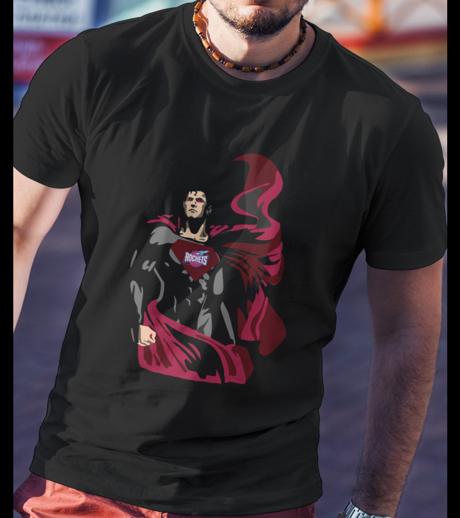 Houston Rockets Superman Fan T-Shirt