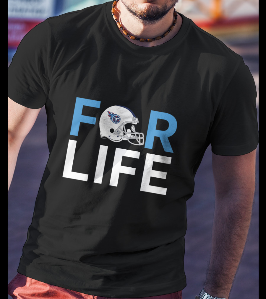 Tennessee Titans Helmet For Life Fans T-Shirt