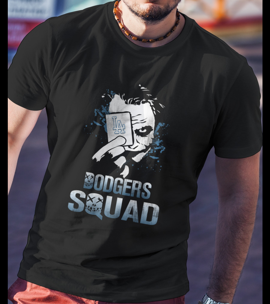 Dodgers Squad Joker LA Los Angeles Dodgers Fans T-Shirt