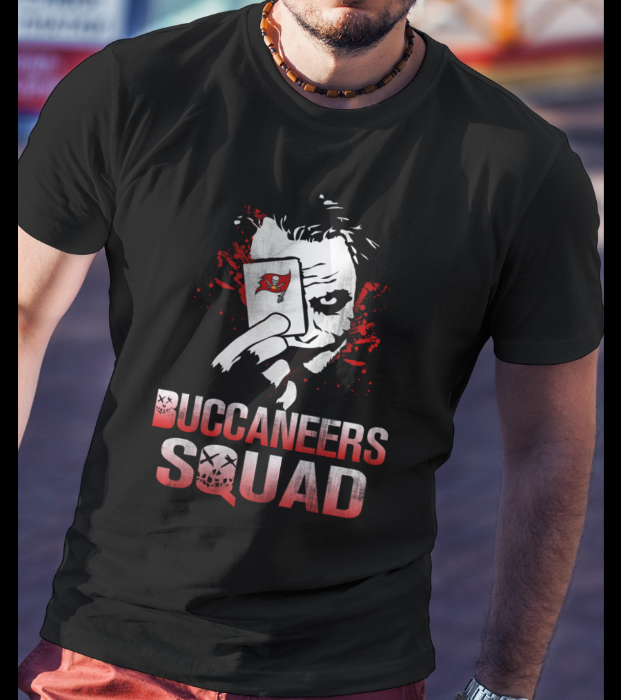 Buccaneers Squad Joker Card Face T-Shirt