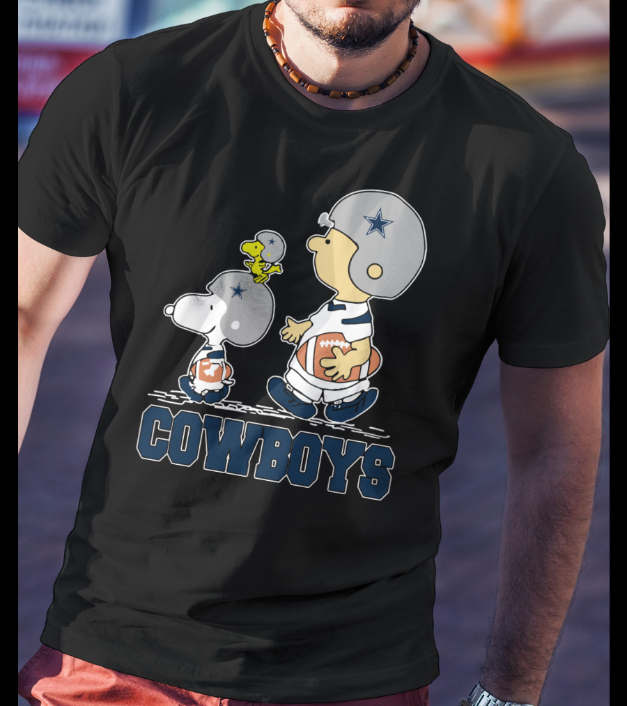 Cowboys Snoopy And Friends Dallas Football Fans T-Shirt