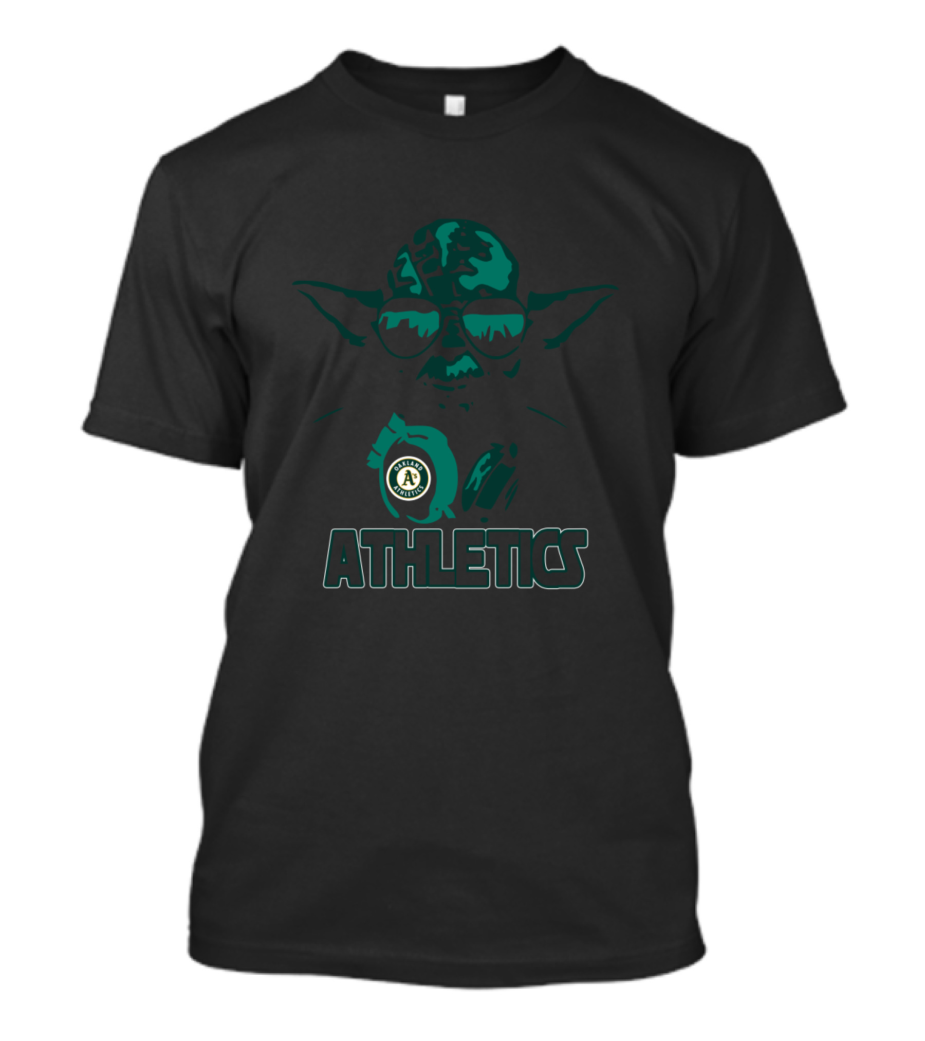 Yoda Oakland Athletics Fans Star Wars T-Shirt