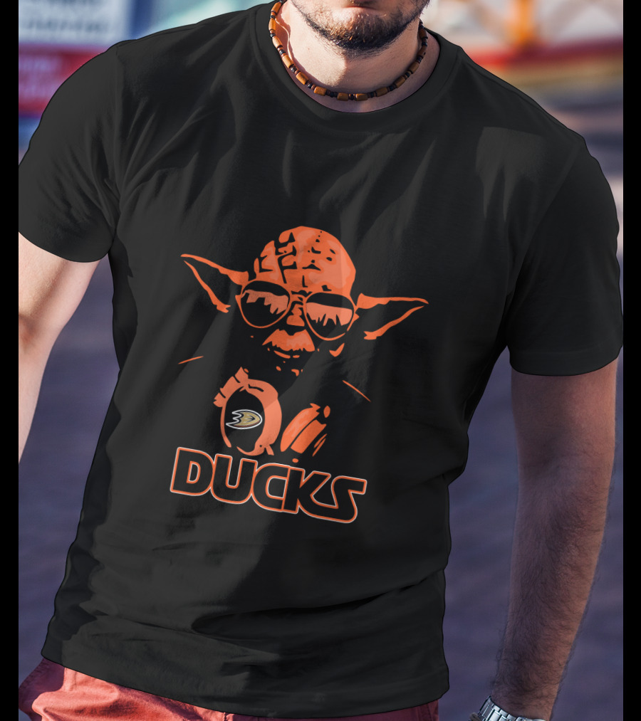 Yoda Star Wars Anaheim Ducks Fan T-Shirt