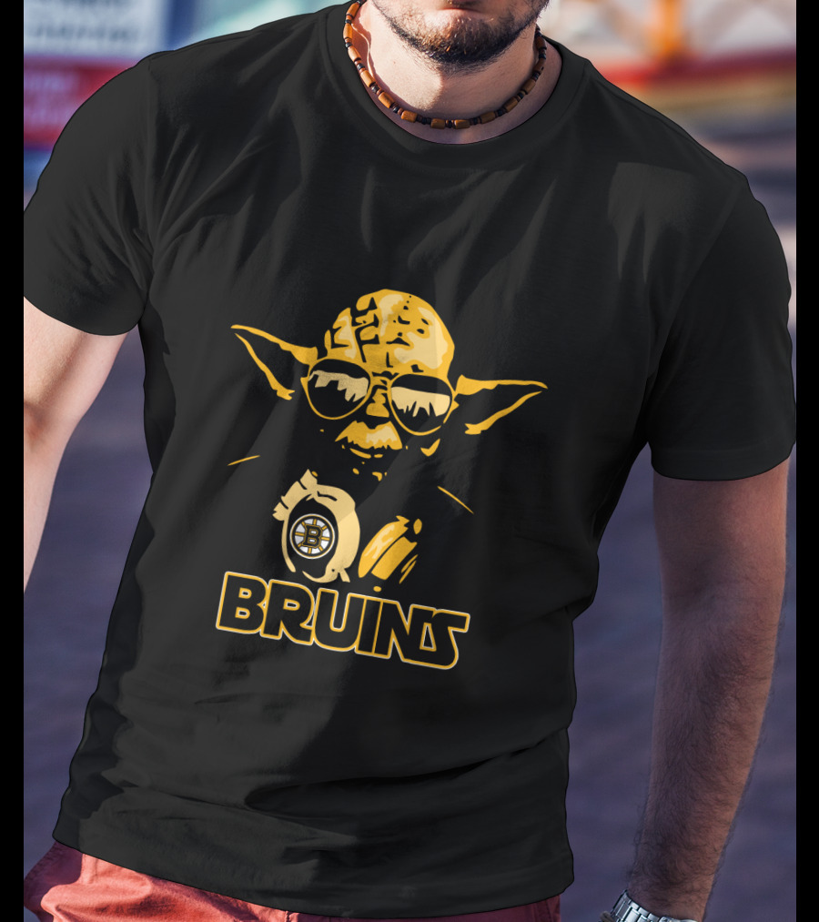 Yoda Star Wars Boston Bruins Fans Bruins T-Shirt
