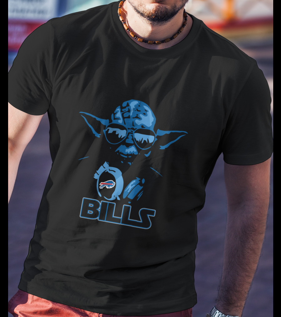 Yoda Star Wars Buffalo Bills Fans Bills T-Shirt