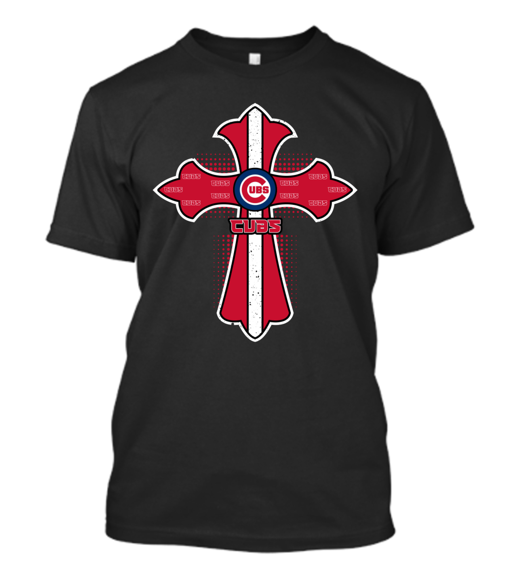 Chicago Cubs Christian Cross Enthusiasts T-Shirt