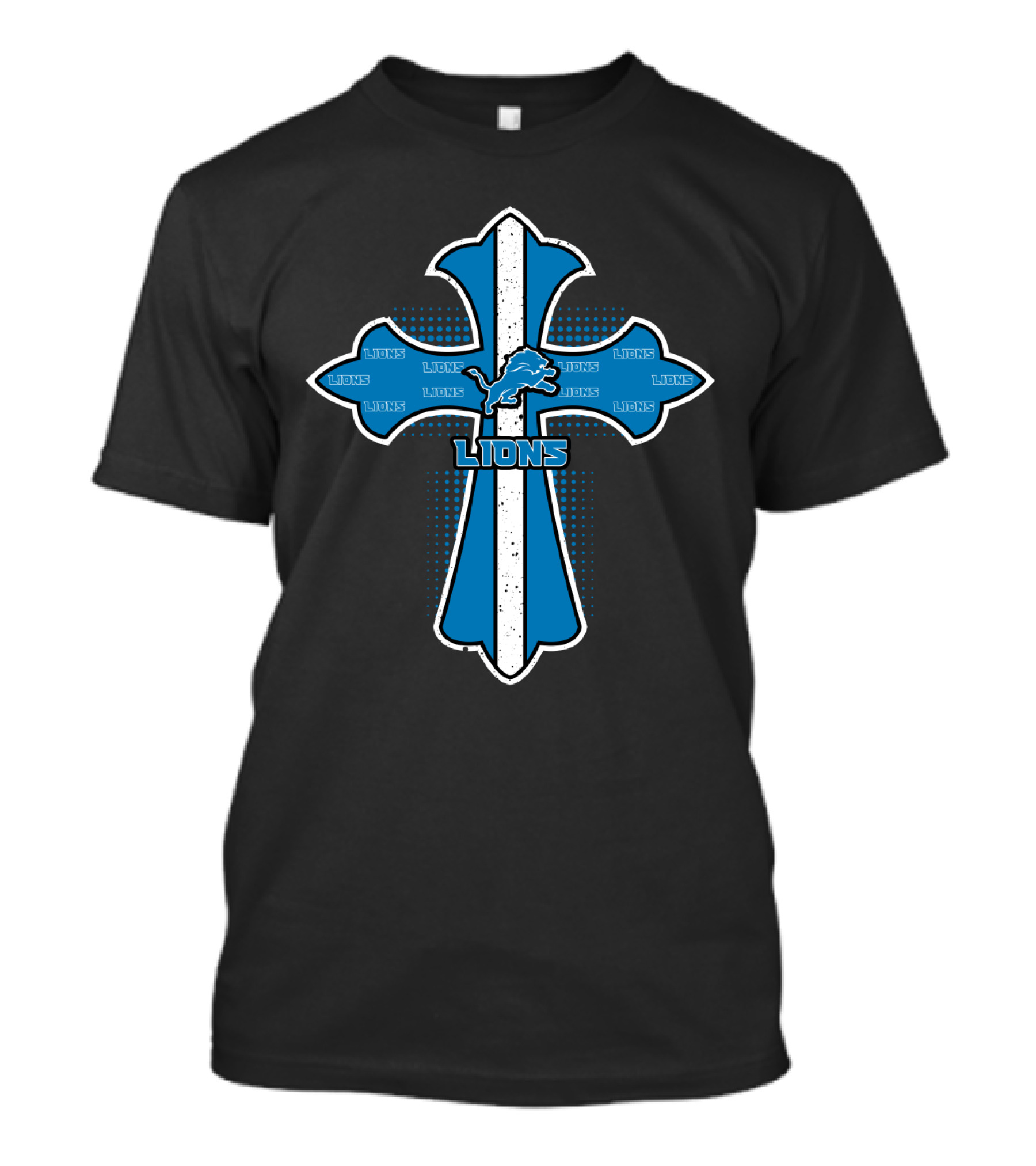 Lions Cross For Jesus And Detroit Fans T-Shirt