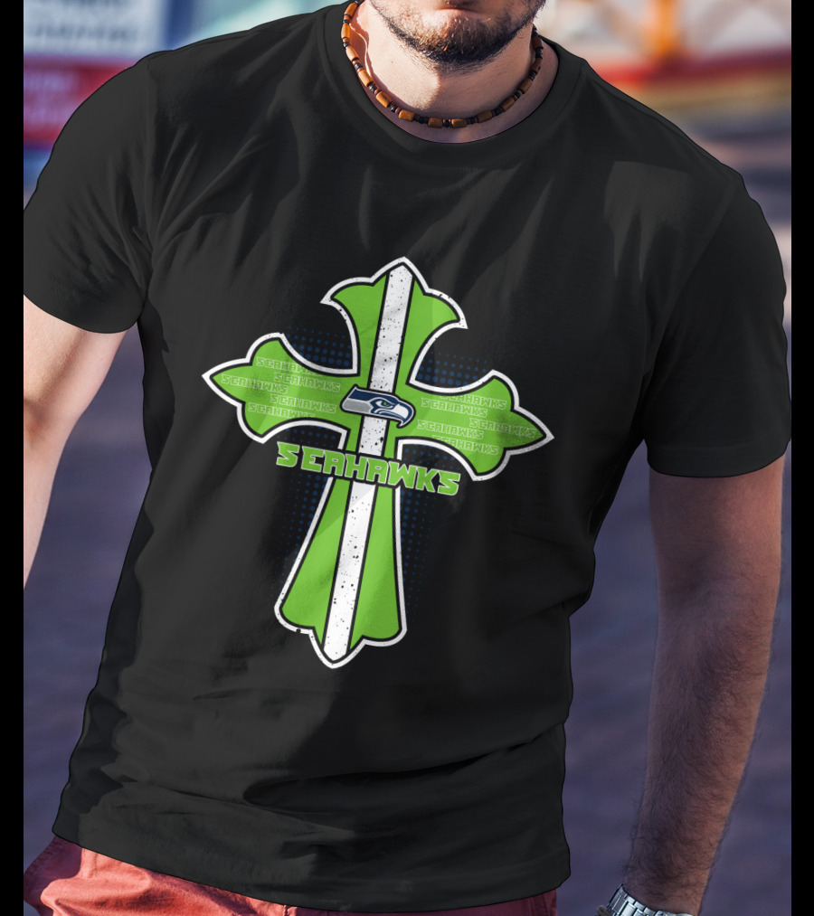 Seahawks Cross For Jesus And Seattle Seahawks Fans T-Shirt