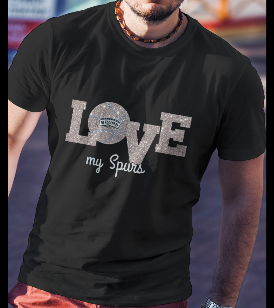 Love My Spurs Basketball T-Shirt