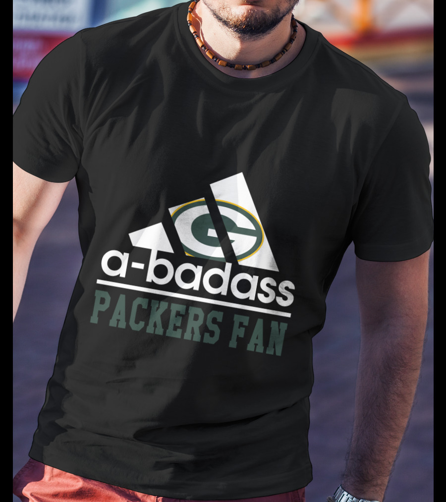 Green Bay Packers A-Badass Packers Fan T-Shirt