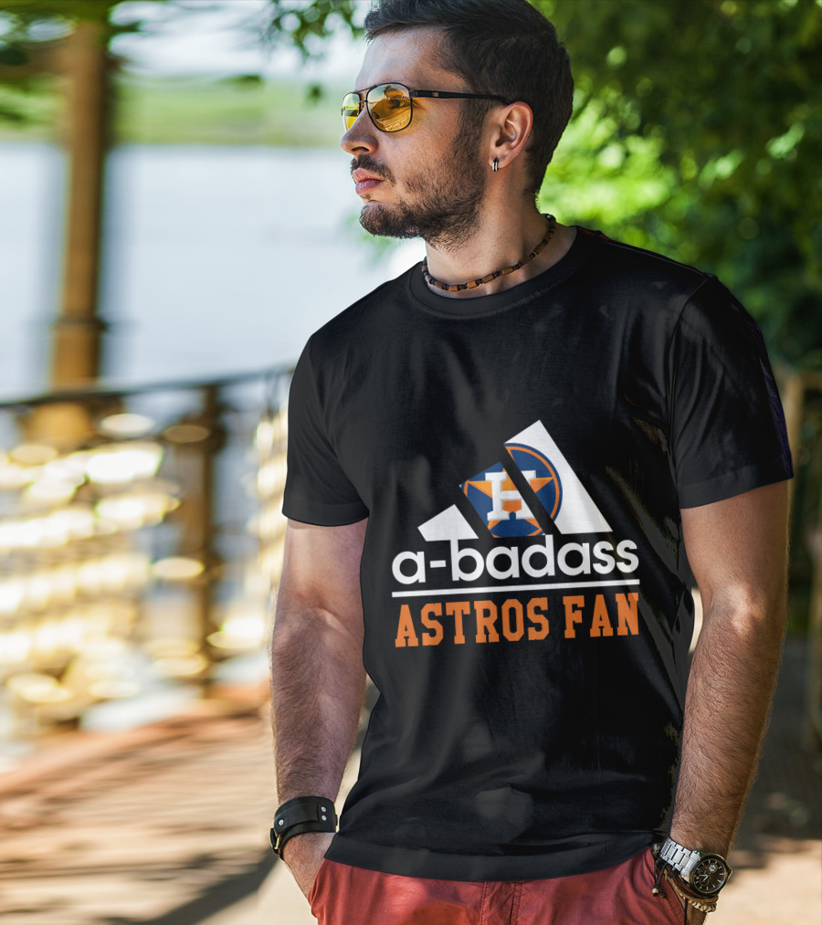 Houston Astros Fan A-Badass H T-Shirt