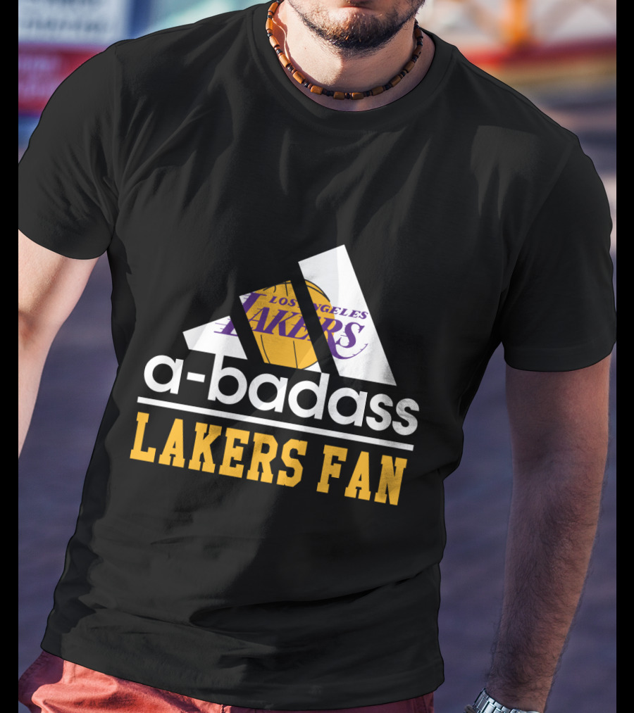 Los Angeles Lakers A-Badass Lakers Fan T-Shirt