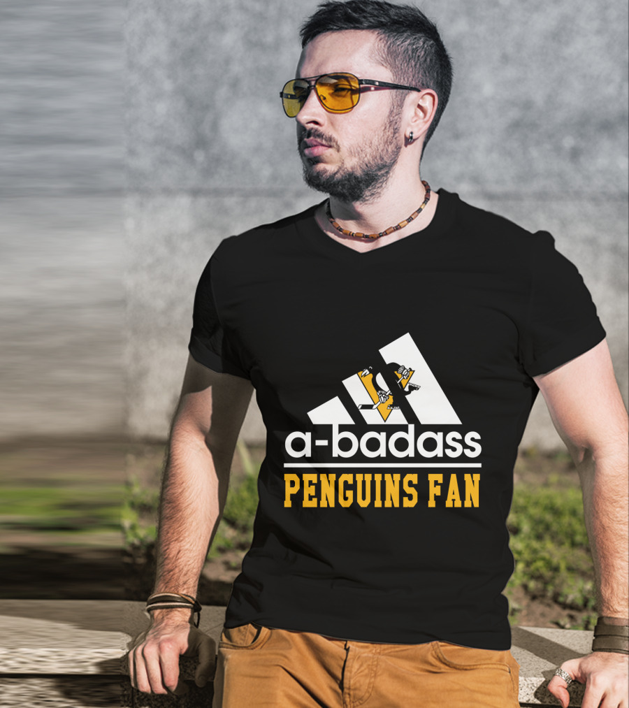 Pittsburgh Penguins Fan A-Badass T-Shirt