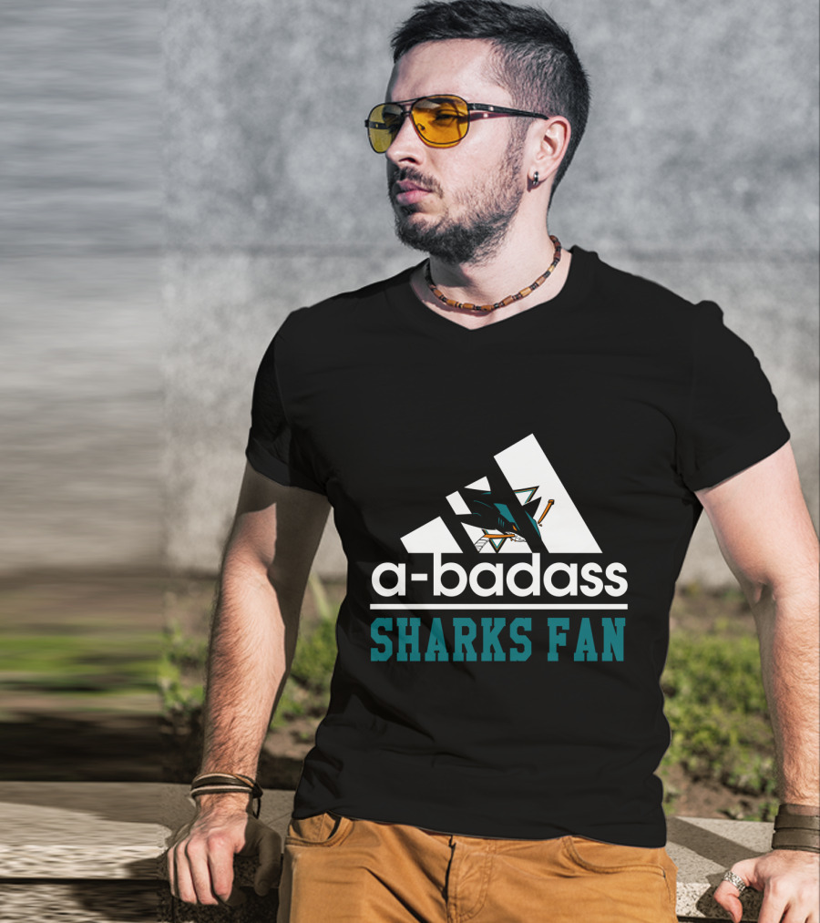 A-Badass Sharks Fan San Jose Sharks T-Shirt