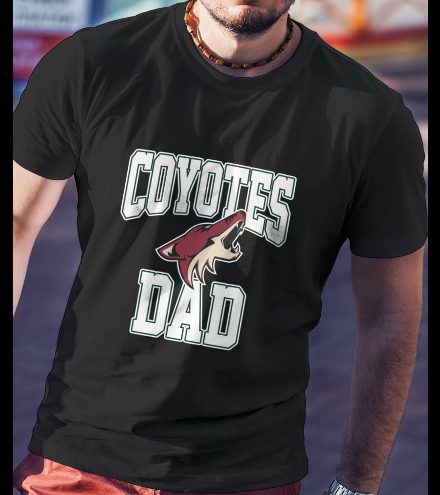 Arizona Coyotes Dad Hockey Team Fan T-Shirt