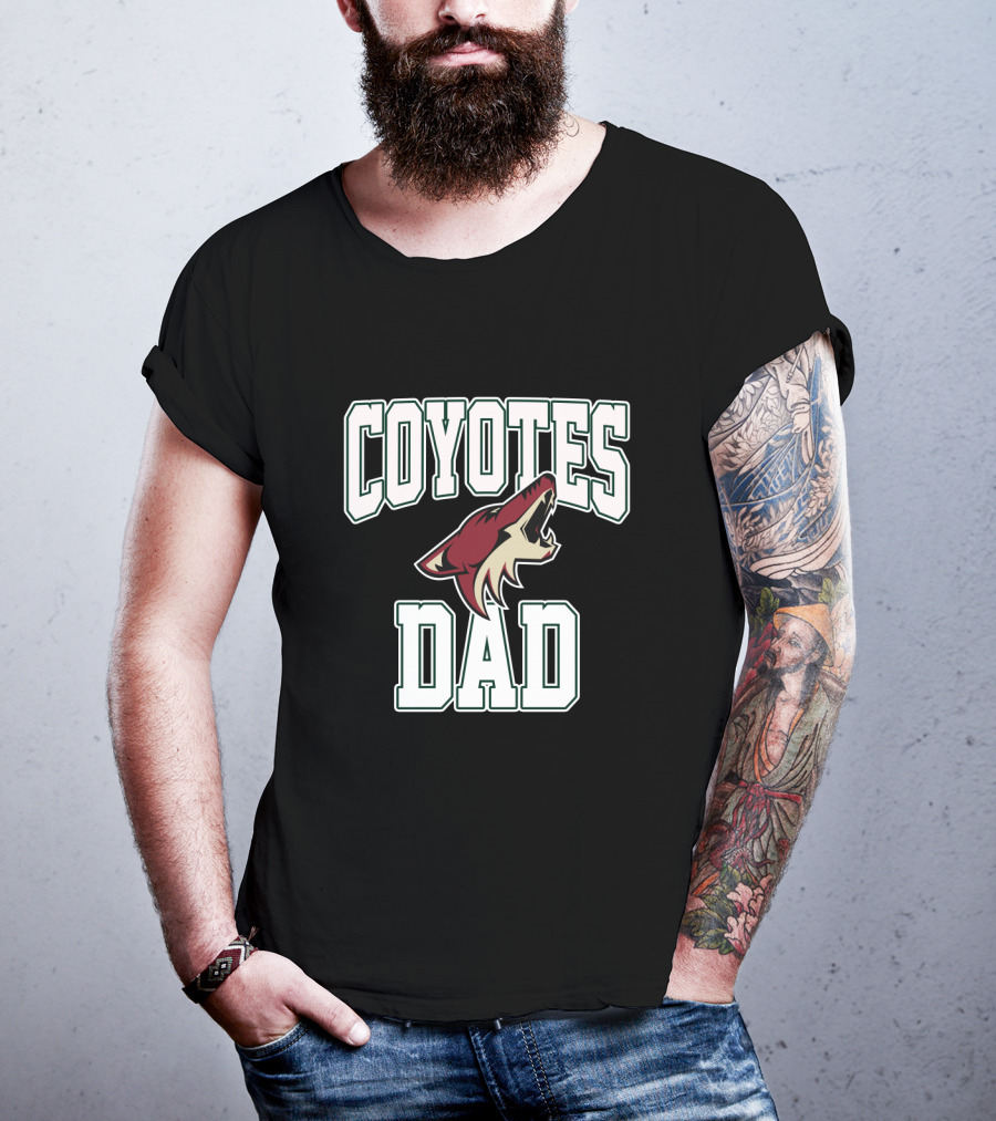 Arizona Coyotes Dad Hockey Team Fan T-Shirt