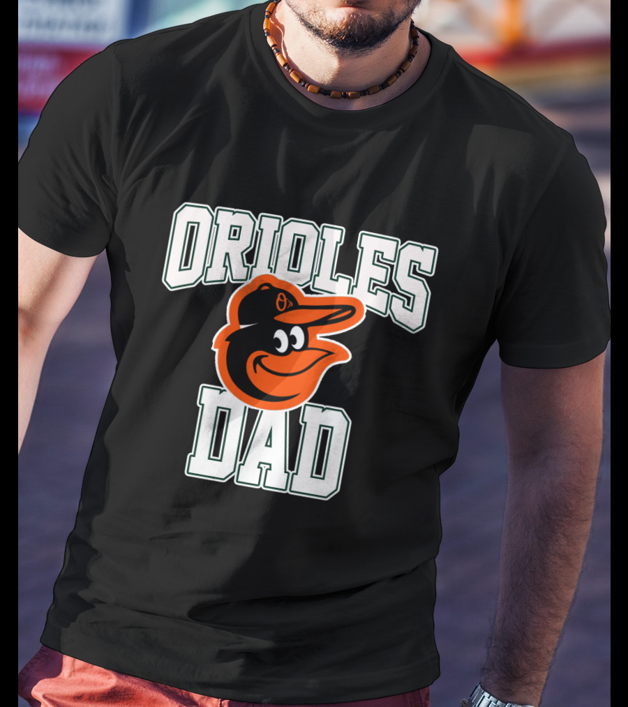 Orioles Dad Baltimore Orioles Logo Fathers T-Shirt
