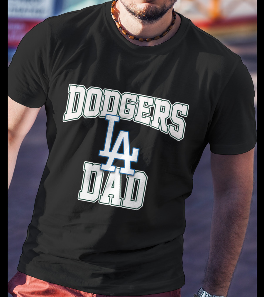 Dodgers LA Dad Baseball T-Shirt