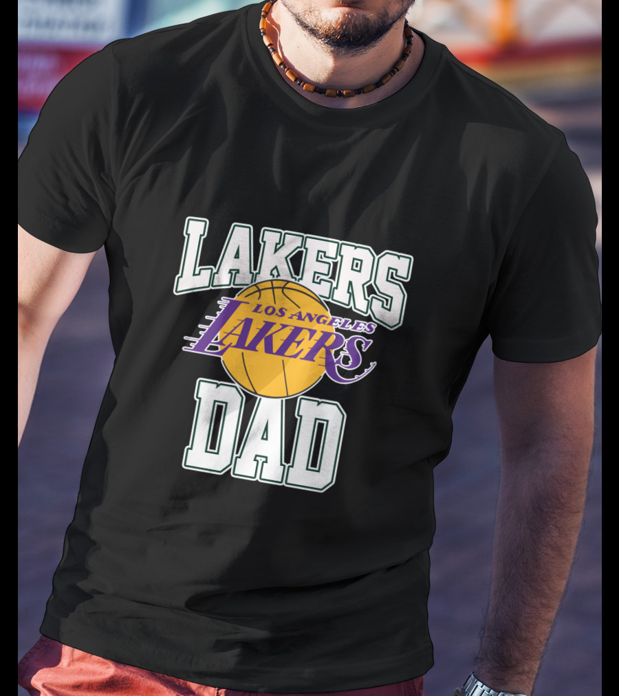 Los Angeles Lakers Best Dad Father's Day T-Shirt