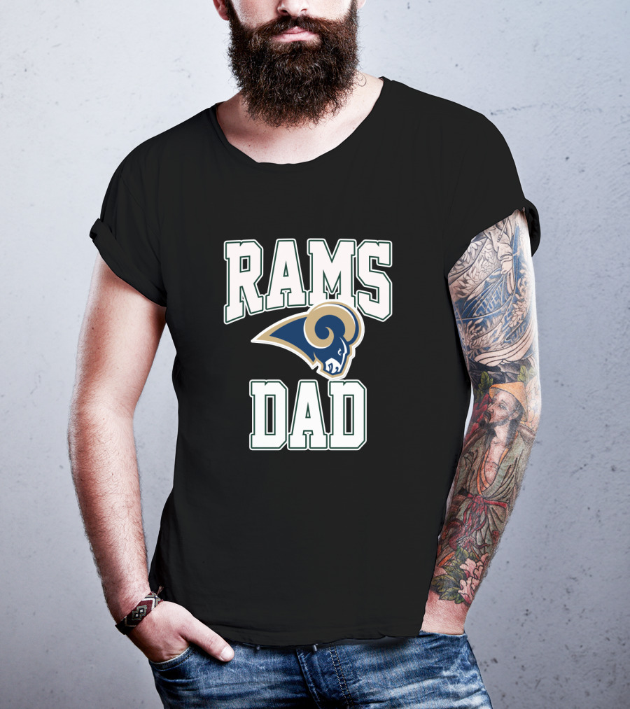 Los Angeles Rams Dad Father's Day Fan Gear T-Shirt