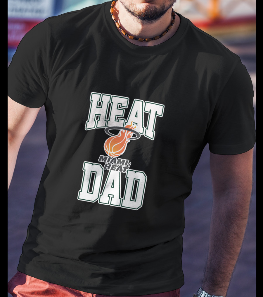 Miami Heat Dad Best Father's Day Gift T-Shirt
