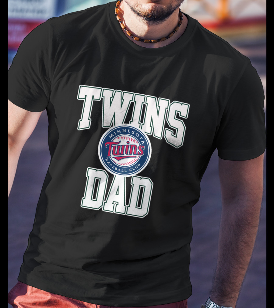 Minnesota Twins Baseball Club Dad Fan Twins T-Shirt
