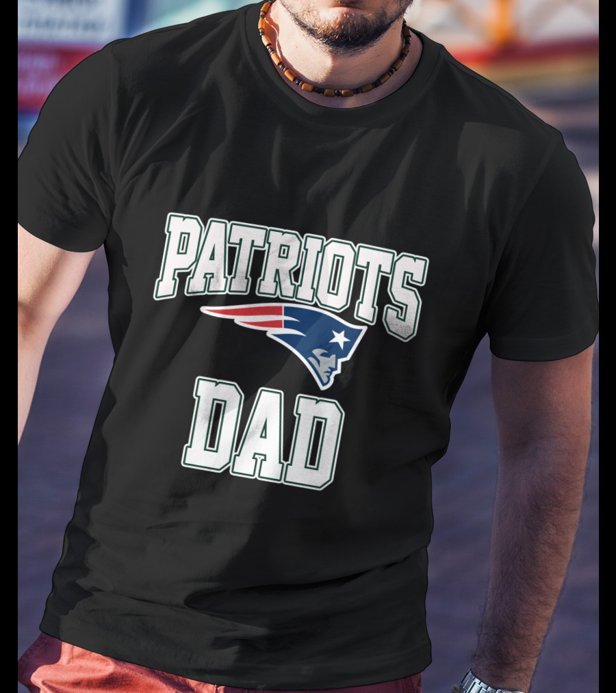 New England Patriots Dad Football Pride Father's Day T-Shirt