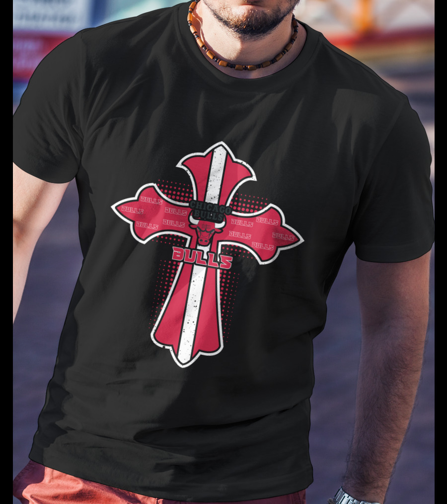 Chicago Bulls Cross For Jesus Fans T-Shirt