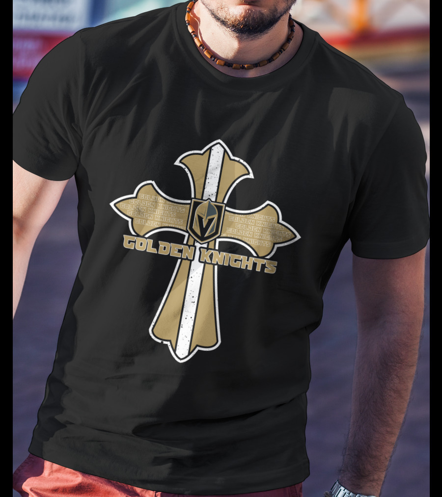 Golden Knights Cross For Vegas Golden Knights Fans T-Shirt