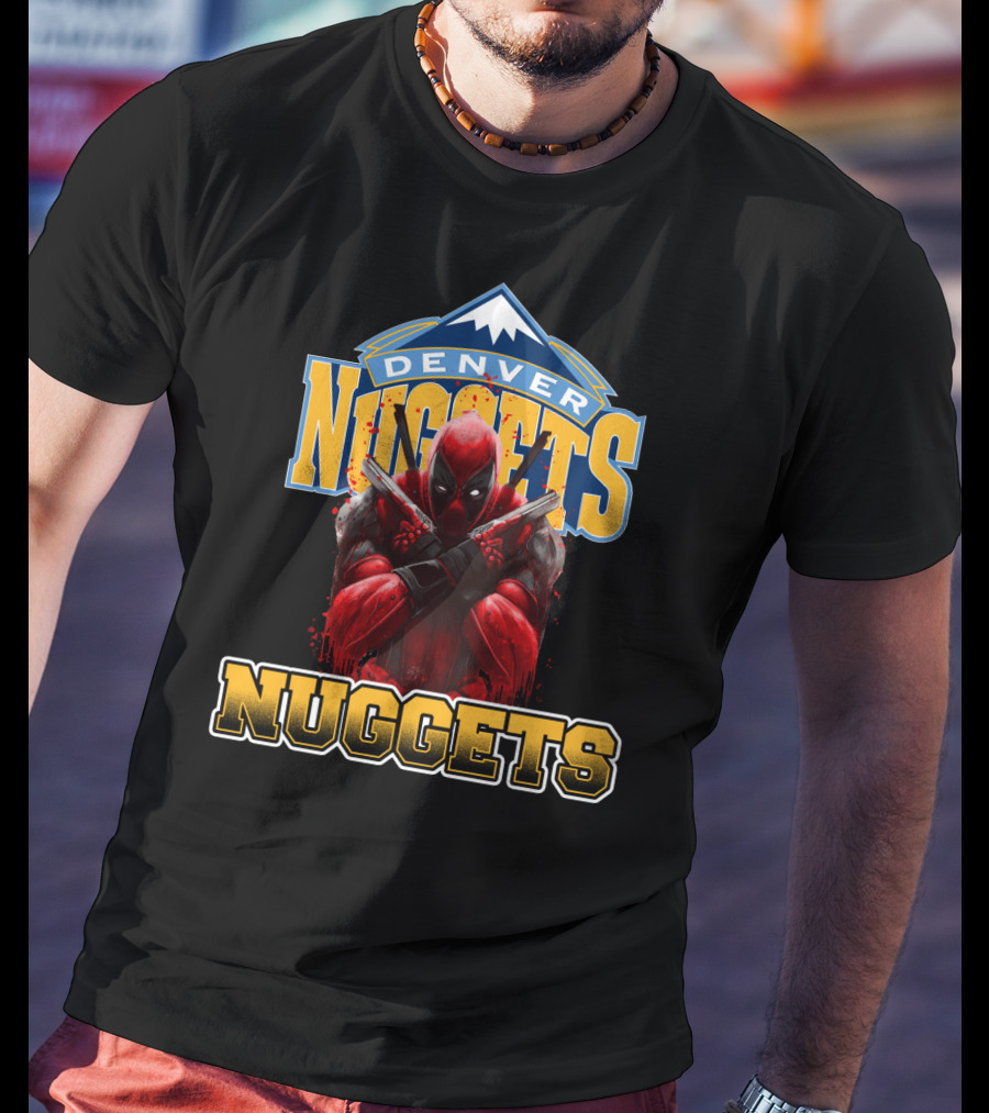 Denver Nuggets Deadpool Crossover Fan Merchandise T-Shirt