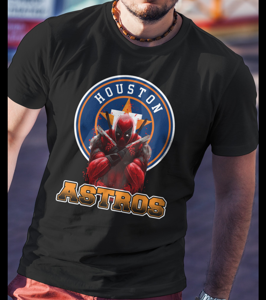 Houston Astros Deadpool Crossover T-Shirt