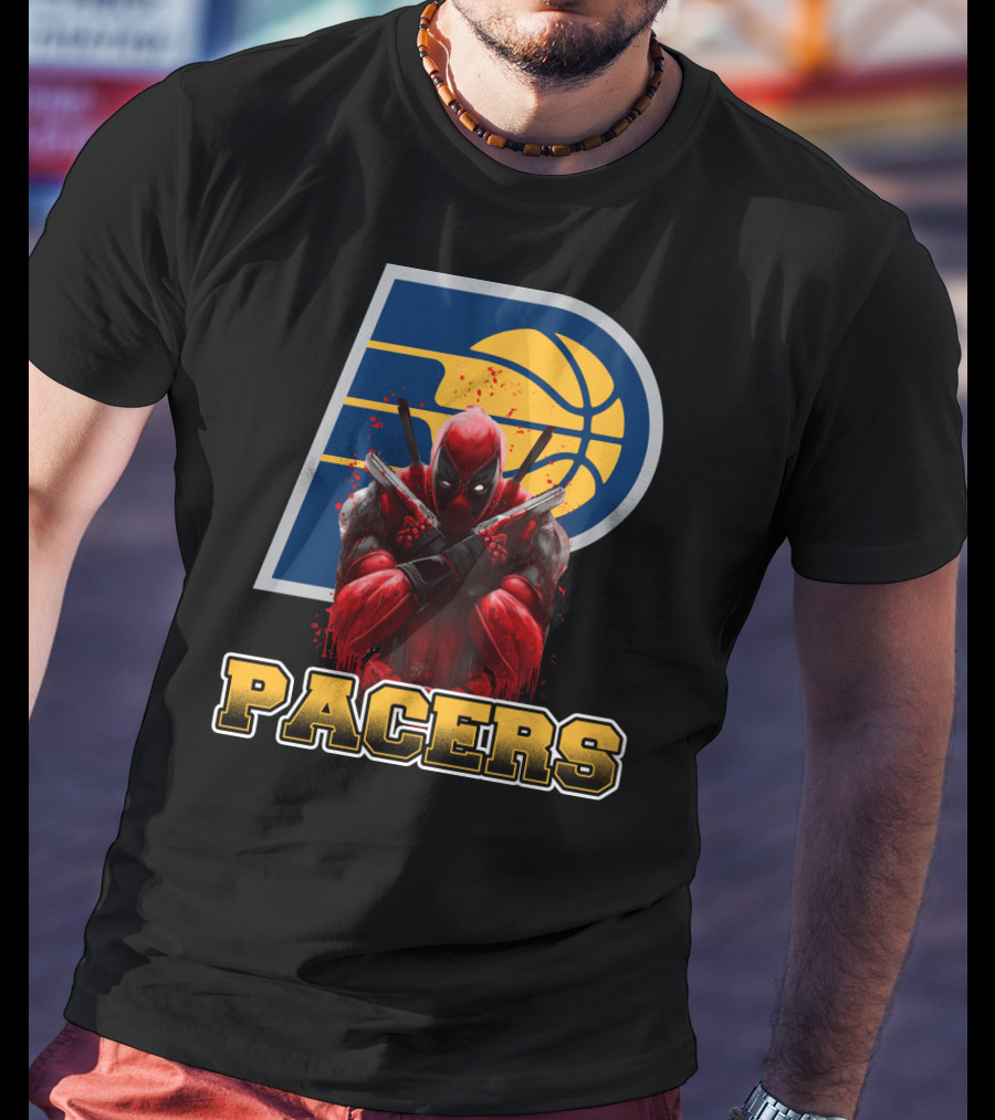 Indiana Pacers Deadpool Crossover For Fans T-Shirt