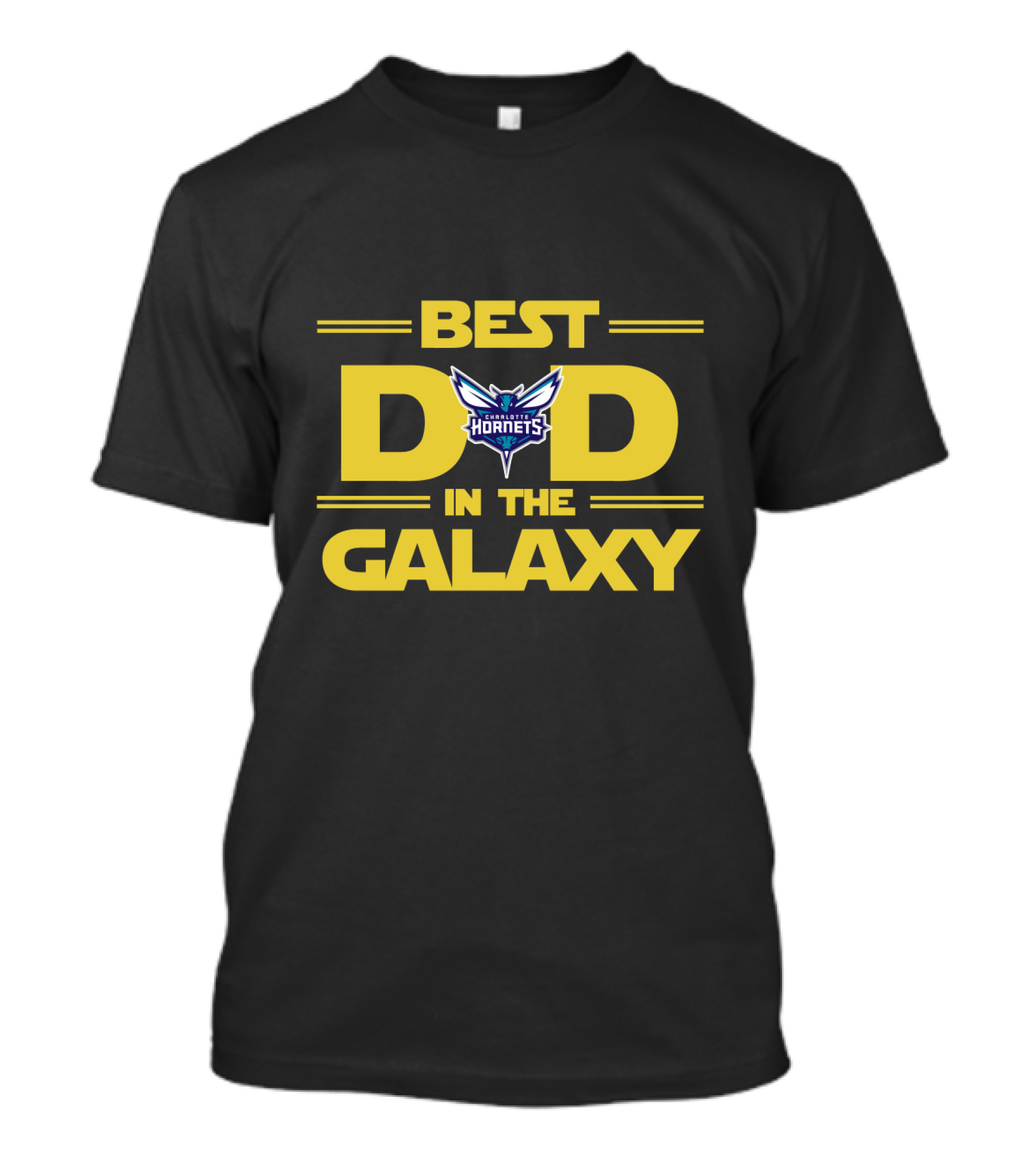 Best Charlotte Hornets Dad In The Galaxy Star Wars T-Shirt