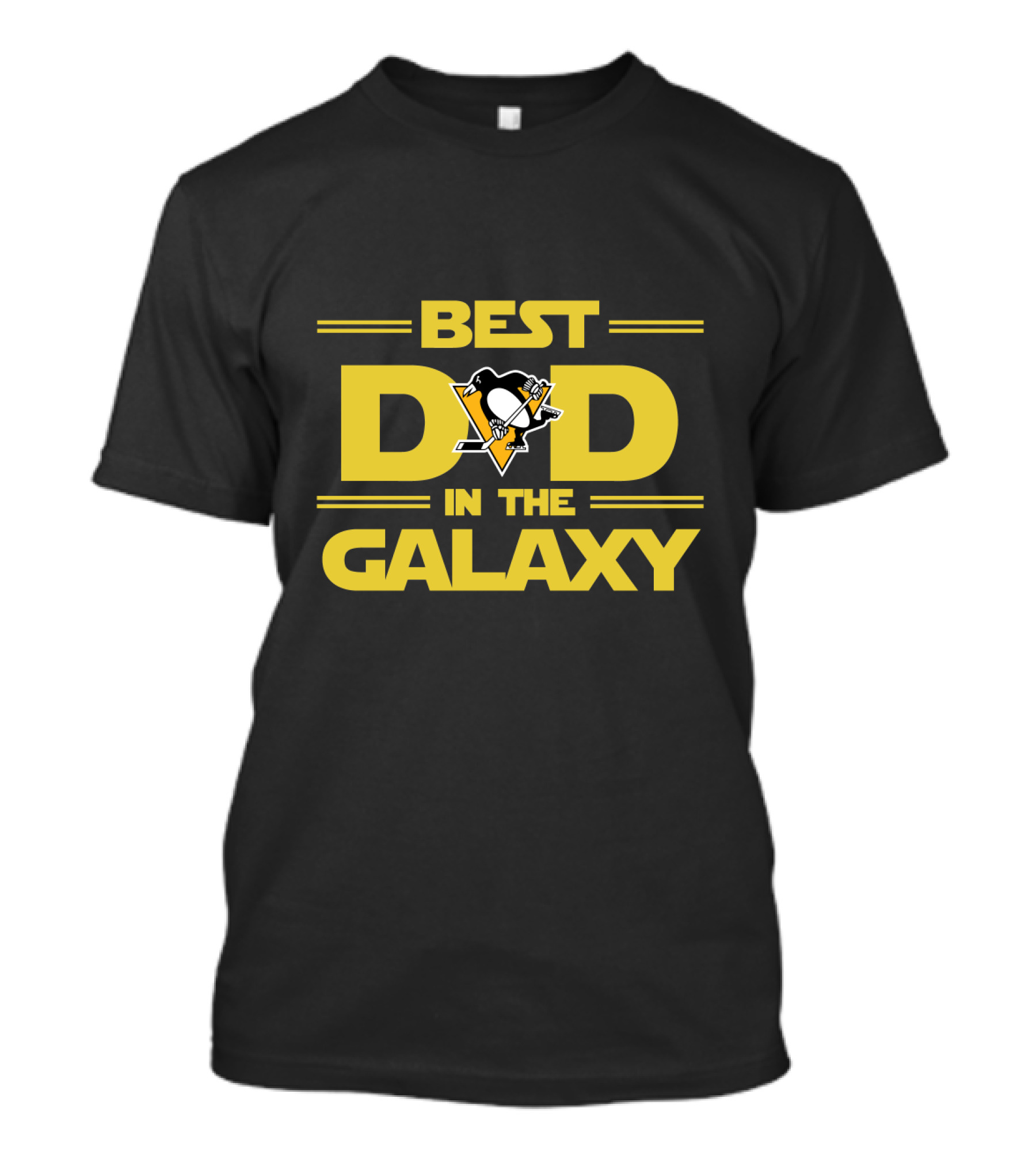 Best Pittsburgh Penguins Dad In The Galaxy Hockey Fan Gift T-Shirt