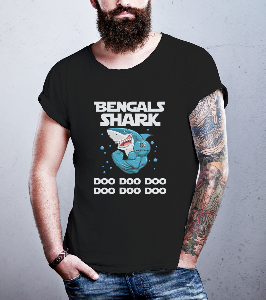 Bengals Shark Doo Doo Doo Nfl T-Shirt