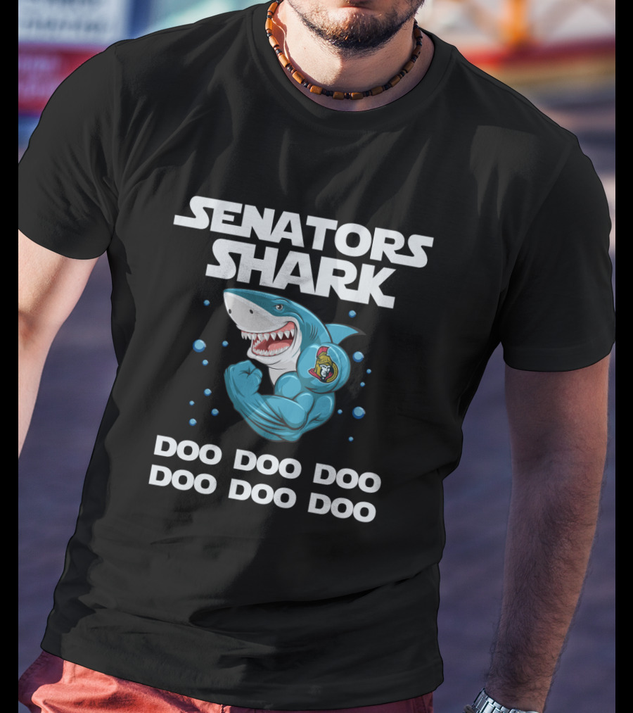 Senators Shark Doo Doo Doo Ottawa Nhl T-Shirt