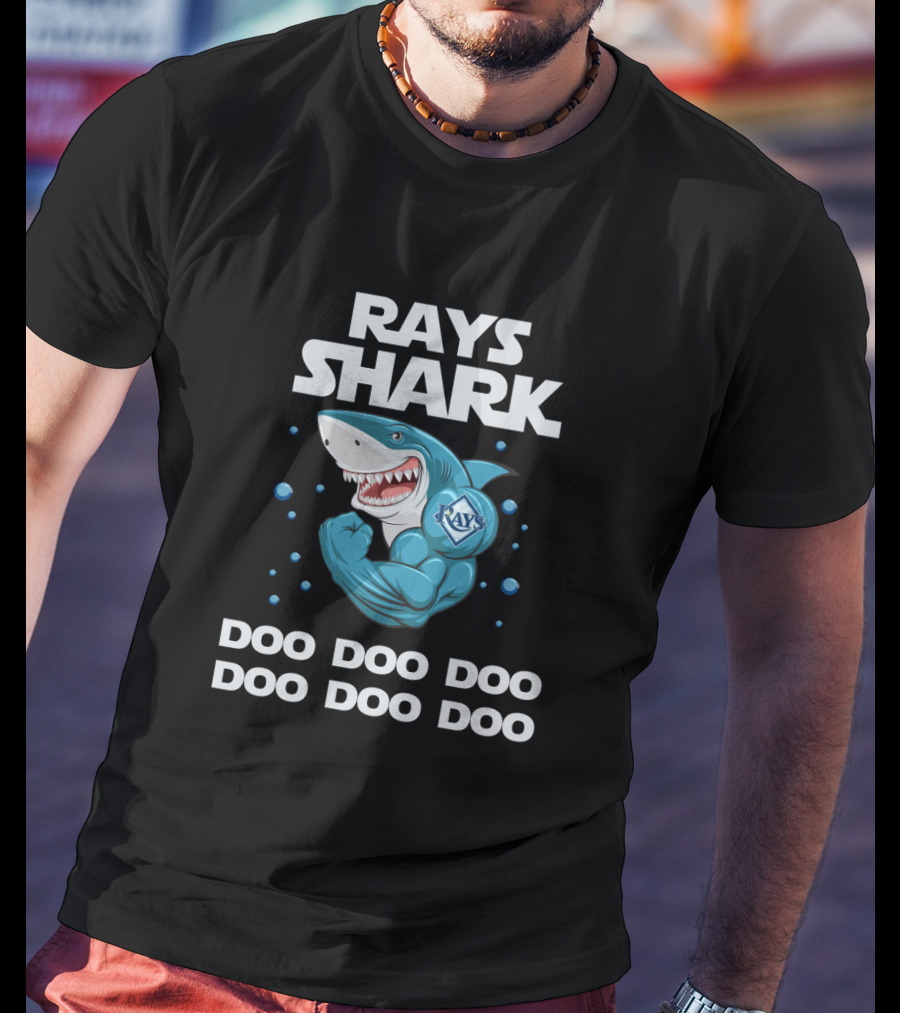 Rays Shark Doo Doo Doo Doo Doo Doo Tampa Bay Mlb T-Shirt