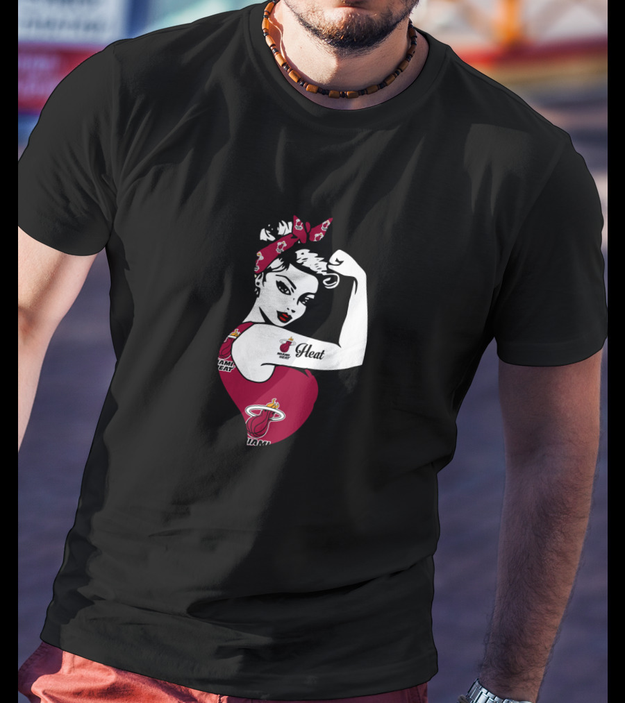 Unbreakable Miami Heat Strong Girl Heat T-Shirt
